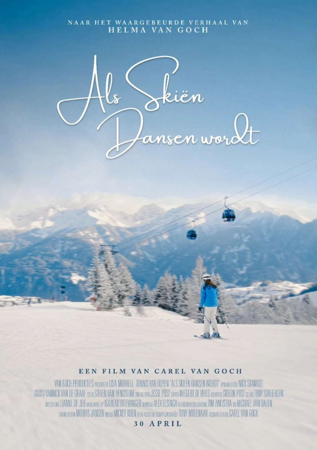 Poster Als skiën dansen wordt